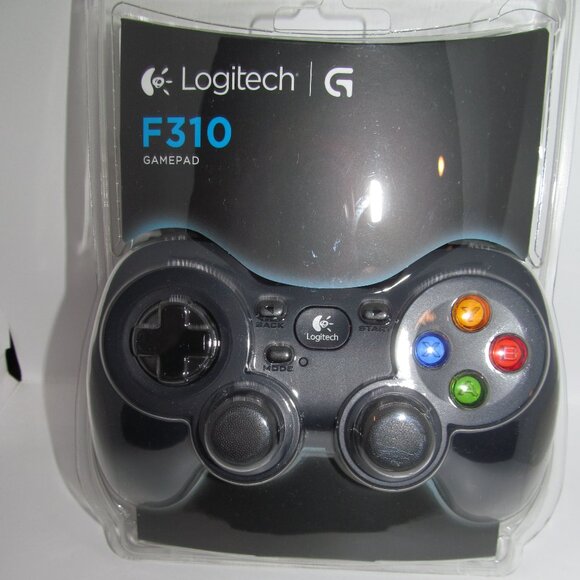 NEW IN PACKAGE Logitech F310 Gamepad Video Game Controller PC Computers Gaming - Picture 1 of 3